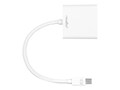 Rocstor Mini DisplayPort to HDMI M F Adapter, White, Y10A105-W1, 31209069, Adapters & Port Converters