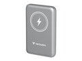 Verbatim Charge 'n' Go 10000mAh Magnetic Wireless Power Bank - Grey, 32249                         , 42004296, Battery Chargers