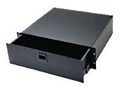 Middle Atlantic D Series Drawer, 4U x 14.5d, Black Anodized Finish, D4, 12207033, Rack Mount Accessories