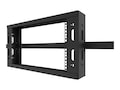 C2G 3RU Q-Series Overhead Cable Pathway Rack, Black, TAA , QSOHR-3RU-B, 35254545, Rack Cable Management