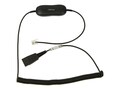 Jabra GN1216 Coiled Cord for Avaya one-X Deskphone 9600 & 1600 Series, 88001-04, 12609796, Headphone & Headset Accessories