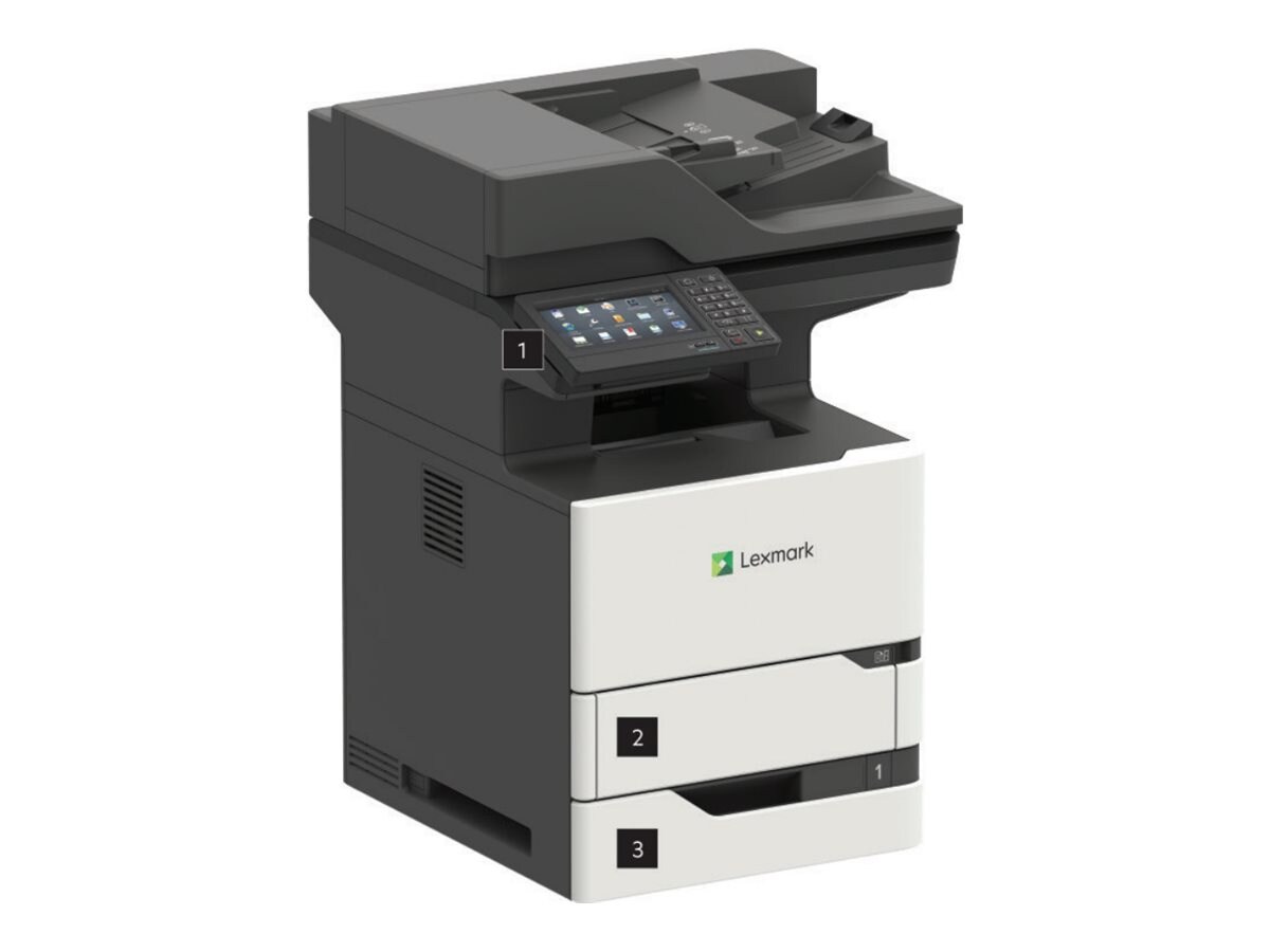 Lexmark MX722ade Monochrome Laser Multifunction Printer w CAC