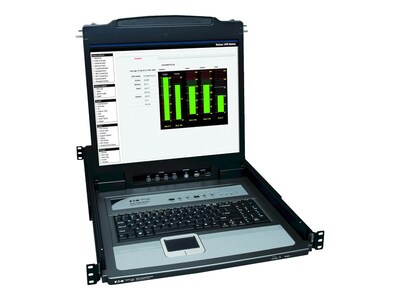 Tripp Lite Console KVM Switch, 16-Port with 19in LCD & (8) PS2 USB Combo Cables, B020-U16-19-K, 10330521, KVM Switches