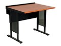 Spectrum Industries 60W x 24D Evolution Computer Desk with Adjustable Legs, 38915IDADJ, 34554642, Furniture - Miscellaneous