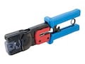 C2G RJ11 RJ45 Crimp Tool with Cable Stripper, 19579, 4754504, Tools & Hardware