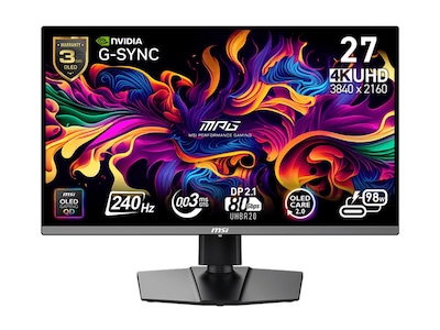 MSI 26.5 MPG 272URX QD-OLED 4K Monitor, MPG272URXQDOLED, 41916624, Monitors MSI 26.5 MPG 272URX QD-OLED 4K Monitor, MPG272URXQDOLED, 41916624, Monitors