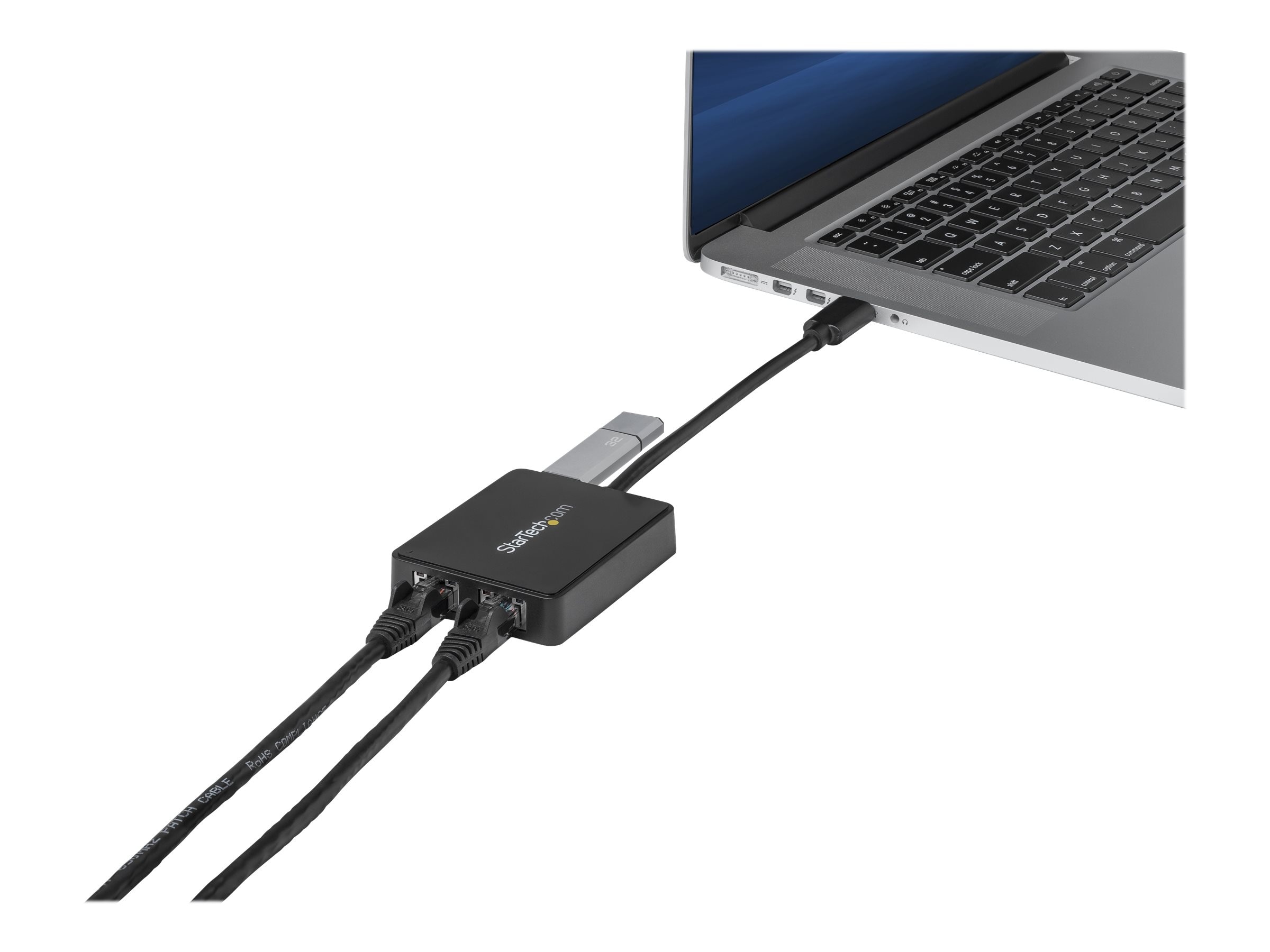 StarTech.com Adaptador USB-C 3.0 / Gigabit Ethernet (H/M) - Negro
