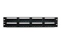 Belkin 48-port Cat 5e Patch Panel, C-PP5-48-F-BK, 227026, Patch Panels