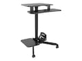 Tripp Lite Height Adjustable Rolling Desk TV Monitor Cart , WWSSRDSTC, 37197556, Computer Carts