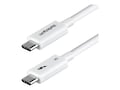 StarTech.com 8K 60Hz 240W PD Thunderbolt 5 Cable, White, 1m, TBLT5MM1M240WWH, 42086855, Cables StarTech.com 8K 60Hz 240W PD Thunderbolt 5 Cable, White, 1m, TBLT5MM1M240WWH, 42086855, Cables
