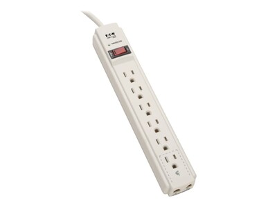 Tripp Lite Protect It! Surge (6) Outlet (3 Transformers) 4ft Cord 790 Joules, TLP604TEL, 223874, Surge Suppressors