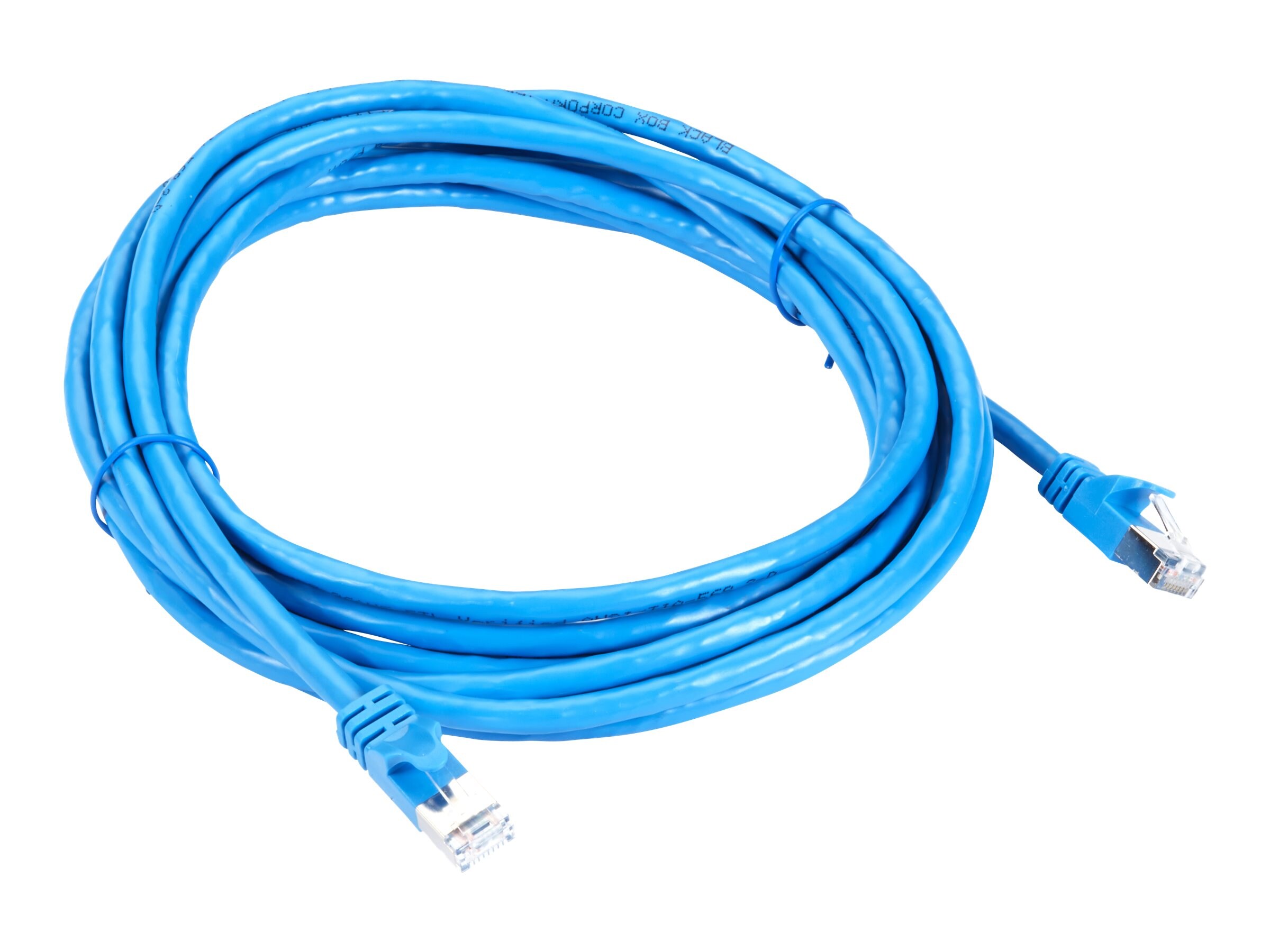 Black Box 5FT BL CAT6A 500-MHz Stranded Cable UTP PVC Slimline Snagless
