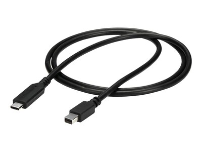 StarTech.com USB-C to Mini DisplayPort 4K 60Hz Cable, Black, 1m, CDP2MDPMM1MB, 35380744, Cables