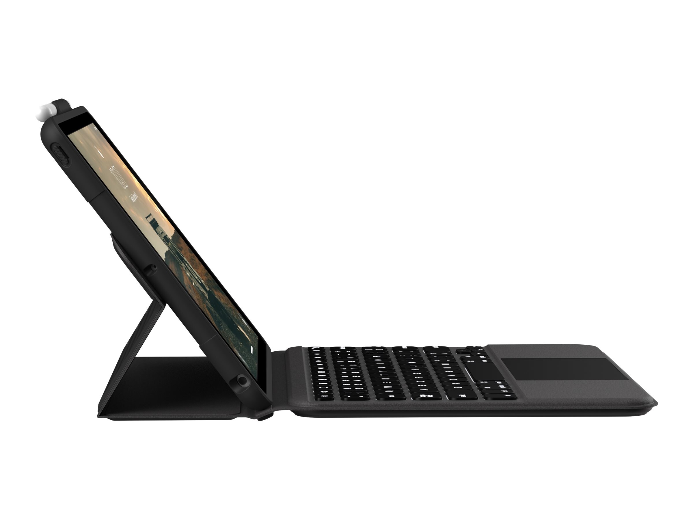 Urban Armor Rugged Bluetooth Keyboard Case w Trackpad for iPad 