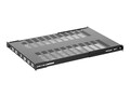 StarTech.com Adjustable Heavy Duty Vented Rack Mount Shelf, 1U x 19, Black, ADJSHELFHDV, 14658031, Rack Mount Accessories