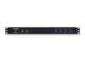 CyberPower Rackbar Surge Protector 120V 20A 1U RM 1800 Joules L5-20P Input 15-foot Cord (12) 5-20R Outlets, RKBS20ST4F8R, 12425612, Surge Suppressors