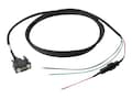 Zebra Cable, External 9-60V DC Power Supply to Vehicle Battery, 10', Fuse, 25-159551-01, 15229641, Power Cords