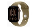 Apple Watch Series 12, 46mm, GPS + Cellular, Dark Bronze Aluminum Case with Olive Sport Band - M L, MJGE4LS/A, 42195771, Wearable Technology - Apple Watch Series 6-7