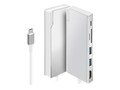 ALOGIC USB-C Dock UNI with Power Delivery, Ultra Series, Silver, ULDUNISLV                     , 41971835, Docking Stations & Port Replicators