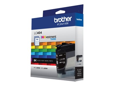 Brother Black LC404 INKvestment Standard-yield Ink Tank , LC404BKS, 41637896, Ink Cartridges & Ink Refill Kits - OEM