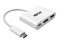 Tripp Lite USB 3.1 Gen 1 USB-C to HDMI 1080p External Video Adapter with USB-A Hub, PD Charging Port, White, U444-06N-HU-C, 32304869, Adapters & Port Converters Tripp Lite USB 3.1 Gen 1 USB-C to HDMI 1080p External Video Adapter with USB-A Hub, PD Charging Port, White, U444-06N-HU-C, 32304869, Adapters & Port Converters