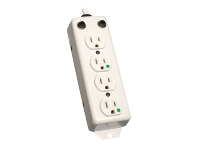 Tripp Lite Medical-Grade Power Strip 4-outlet 2ft Cord for Patient Care Areas, PS-402-HG-OEM, 15934914, Power Strips