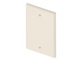 UNC Wall Plate, Blank, Single Gang, Ivory, WP-BLANK-IVY, 20078551, Premise Wiring Equipment