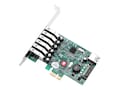 Siig DP USB 3.0 7-Port PCIe i e, JU-P70011-S1, 36937399, Controller Cards & I/O Boards