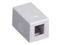 Black Box Surface Mount Housing Port Value Line, SMH-1, 17405493, Premise Wiring Equipment