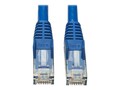 Tripp Lite Cat6 UTP Snagless PoE Gigabit CMR-LP Patch Cable, Blue, 10ft, N201P-010-BL, 37671596, Cables