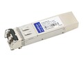 AddOn Open Box Allied Telesis AT-SP10SR Compatible 10GBase-SR SFP+ MMF 850nm 300m LC DOM Transceiver, AT-SP10SR-AO                  , 42039246, Network Transceivers