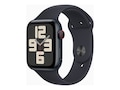 Apple Watch SE GPS + Cellular 44mm Midnight Aluminum Case with Midnight Sport Band - S M, MRH43LL/A, 41702279, Wearable Technology - Apple Watch Series 1-3