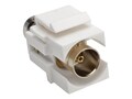 Tripp Lite BNC All-in-One Keystone Panel Mount Coupler (F F), 75 Ohms, A230-001-KP, 33093784, Cable Accessories