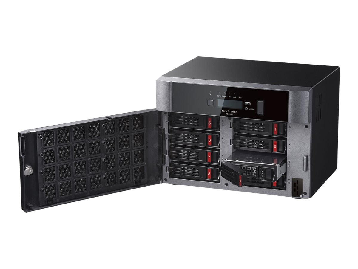 BUFFALO 48TB TeraStation TS5820 Desktop 8-Bay Network Attached