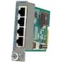 Omnitron iConverter 4XT1 E1 4Pt. Multiplexer Module, 8485-4, 10554584, Network Switches