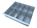 8 Compartment Storage Tray, 51-3598, 16118100, Computer Carts - Medical