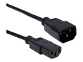 Weltron Winston C13 to C14 10A 18 3 SVT Power Cord, Black, 10ft, AC-120-10A1-10BK              , 41848655, Power Cords