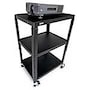 Bretford Manufacturing Adjustable Audio Visual Cart, with Electrical Unit, A2642E, 4958777, Furniture - Miscellaneous