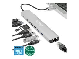 Plugable Technologies USBC-9IN1E                     Main Image from Right-angle