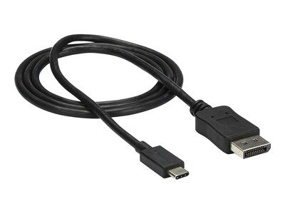 StarTech.com USB Type C (USB-C) to DisplayPort M M 4K 60Hz Adapter Cable, Black, 1m, CDP2DPMM1MB, 31902429, Cables