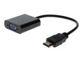 AddOn HDMI to VGA M F Active Adapter, Black, 8 , HDMI2VGA, 41219124, Adapters & Port Converters