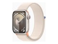 Apple Recon. Watch Series 9 GPS 41mm Starlight Aluminum Case with Starlight Sport Loop, MR8V3LL/A                     , 41845885, Wearable Technology - Apple Watch Series 6-7