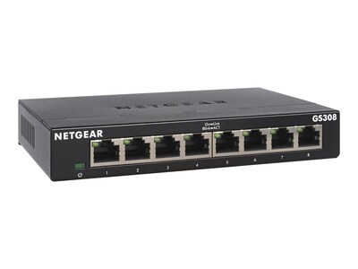 Netgear 8-port GbE Unmanaged Switch, GS308-300PAS, 36767641, Network Switches
