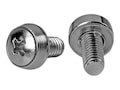 StarTech.com M6 Mounting Screws for Server Rack Cabinet (50-pack), CABSCREWSM6, 12719776, Tools & Hardware