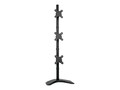 Vivo Vertical Triple Monitor Desk Stand for 13-27 Displays , STAND-V003D                   , 42087351, Stands & Mounts - Desktop Monitors