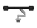 Humanscale M8.1 Arm, Clamp & Bolt-Thru Mount Combo, Silver w  GrayTrim, 8 Straight Dynamic Link, M81NTNDSE2B, 41774720, Mounting Hardware - Miscellaneous