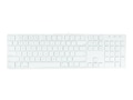 Macally 104-Key Ultra Slim USB Wired Keyboard for Mac & PC, White, SLIMKEYPRO, 34524179, Keyboards & Keypads