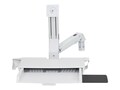 Ergotron StyleView Sit-Stand Combo Arm with Worksurface, White, 45-260-216, 29834551, Furniture - Miscellaneous