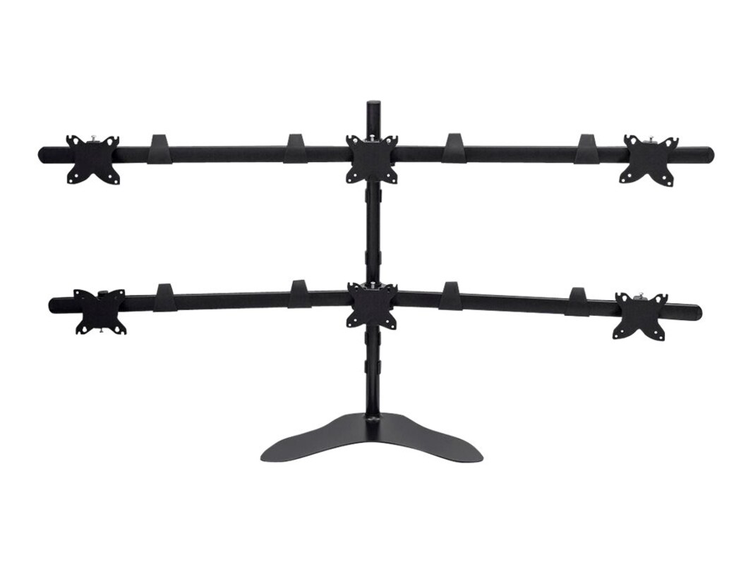 Monoprice Hex 6 Monitor Free Standing Desk Mount For 15 30 15709