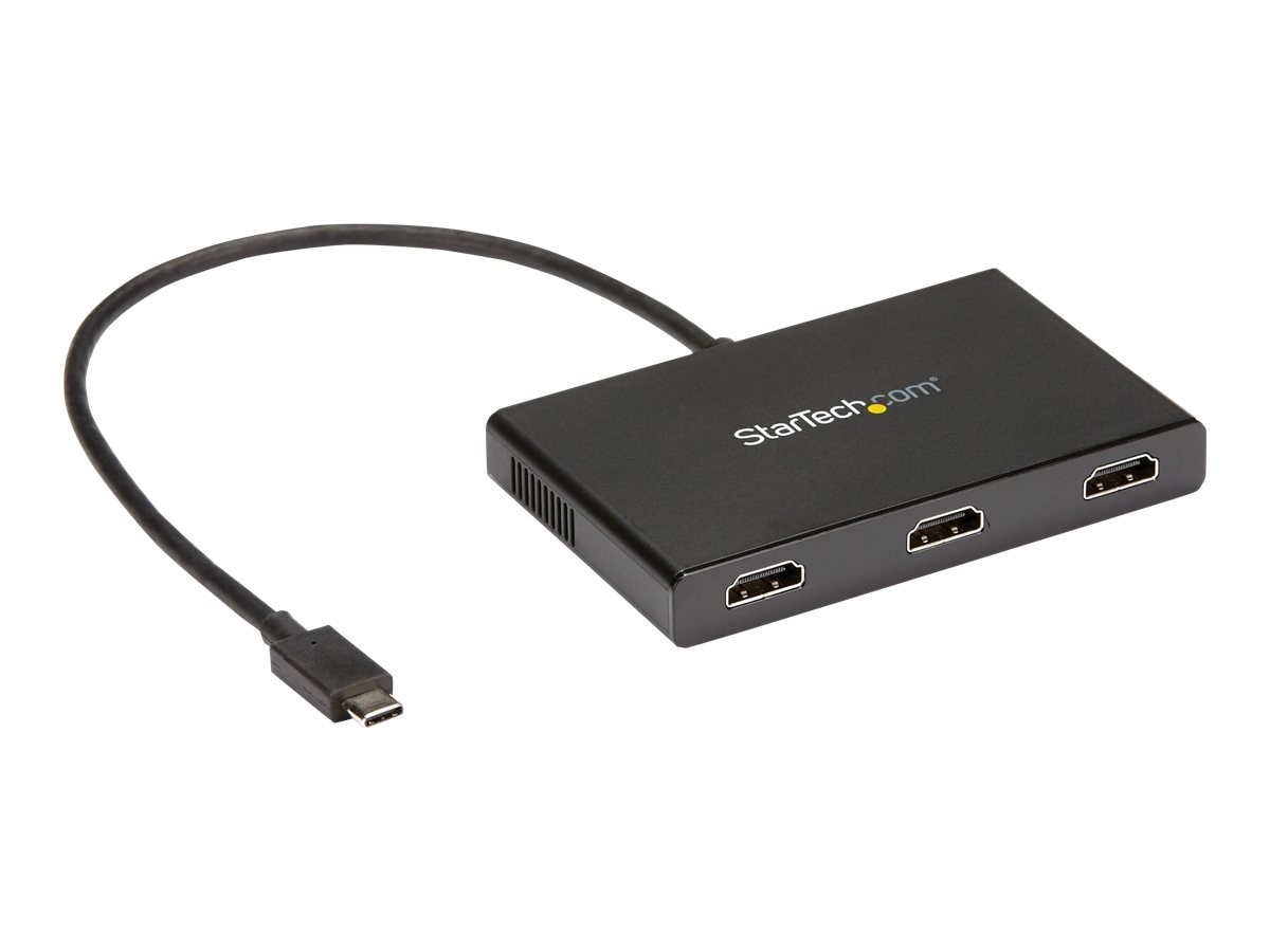 Startech : 3 PORT USB-C MST HUB 3X HD MI 4K60HZ avec DP 1.4 DSC